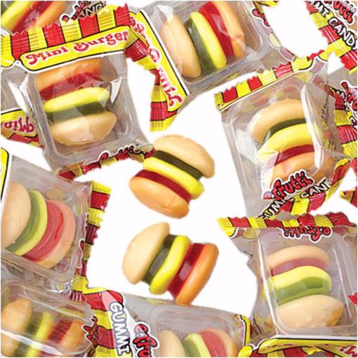 Picture of Gummy Mini Burgers - 60/Box (300 Units)