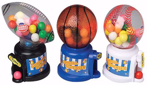 Picture of Sports Gumball Machines with Gum (24 Units)