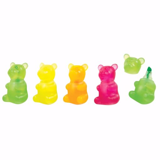 Picture of Gummy Bear Highlighter - 24 Count, Glow in the Dark, Chisel Tip (24 Units)