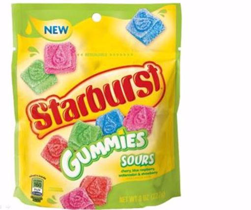Picture of Starburst Gummies Sours 8oz (8 Units)