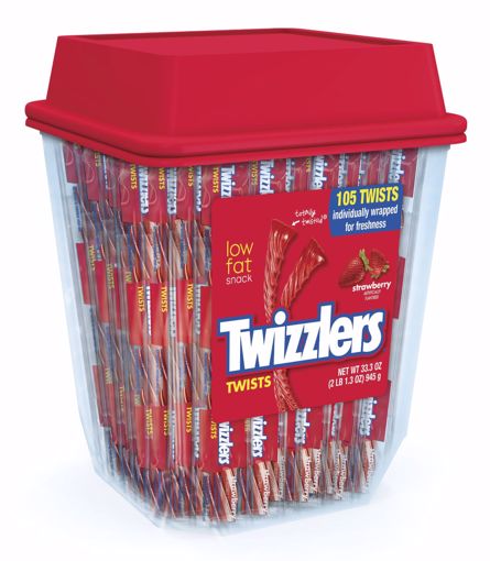 Picture of Twizzler Strawberry Twist Canister 36.75oz (6 Units)