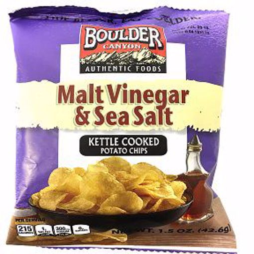Picture of Boulder CanyonΓäó Potato Chips - Malt Vinegar & Sea Salt (22 Units)