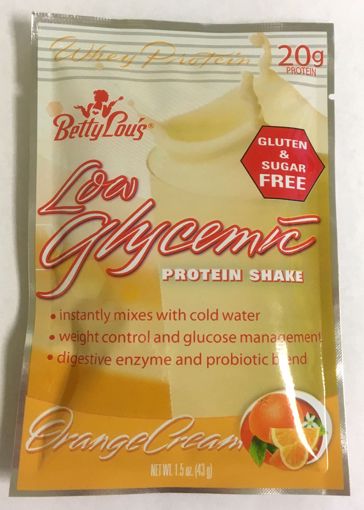 Picture of Low Glycemic Whey Protein Shake - Orange Cream 1.5 oz (12 Units)