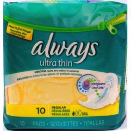 Picture of Always(R) Ultra Thin Pads - 10 pack (12 Units)