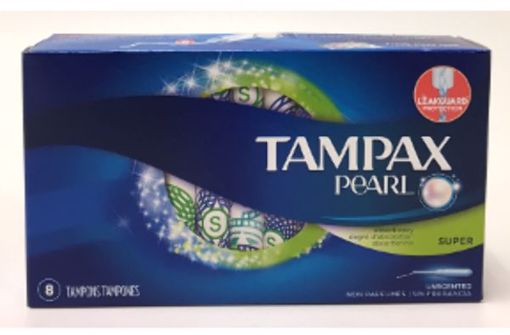 Picture of Tampax(R) Pearl Super Unscented 8-Count (12 Units)