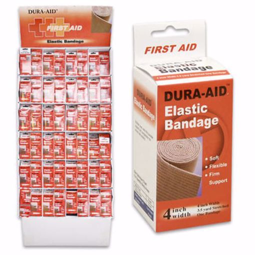 Picture of Dura-Aid Elastic Bandages - Assorted Sizes, Floor Display (144 Units)