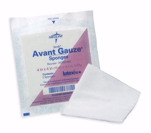 Picture of Medline Medline Avant Gauze Sponges 2-Pack 600 Count (12 Units)