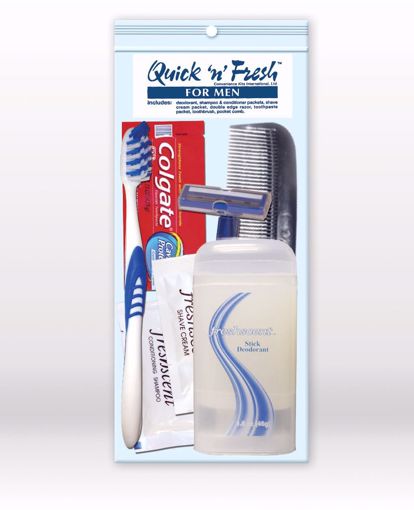 Picture of Men's Quick 'n' Fresh Mini Hygiene Emergency Kit (25 Units)
