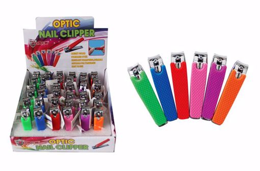 Picture of Max Force Silicone Grip Finger Nail Clippers - Display included (36 Units)