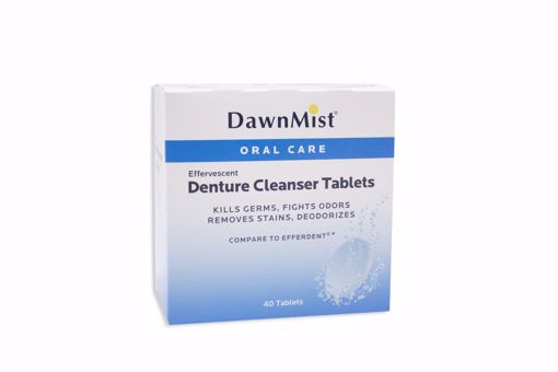 Picture of DawnMist Denture Cleanser Tablets - 40 Tablets (960 Units)