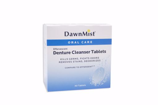 Picture of DawnMist Denture Cleanser Tablets - 40 Tablets (960 Units)