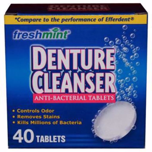 Picture of Freshmint Denture Cleanser Tablets - 40 Count (24 Units)