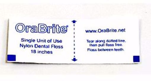 Picture of OraBrite Single Use Floss - 18", Mint (1000 Units)