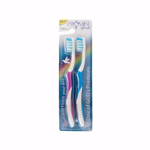 Picture of Promise Toothbrush - 1 & 2 Packs, Scripture Inscribed (48 Units)