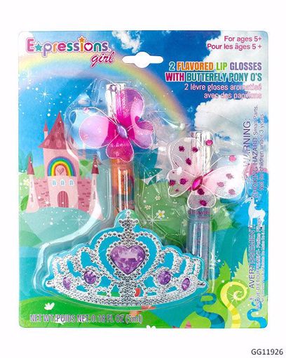 Picture of Expression Girl Lip Gloss & Hair Tie Set (48 Units)
