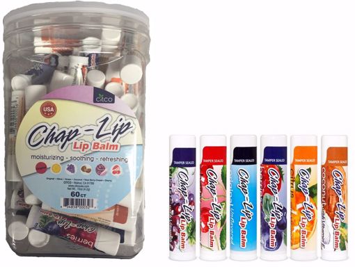 Picture of Chap-Lip Flavored Lip Balm - 0.15 oz, 60 Count, Canister (120 Units)