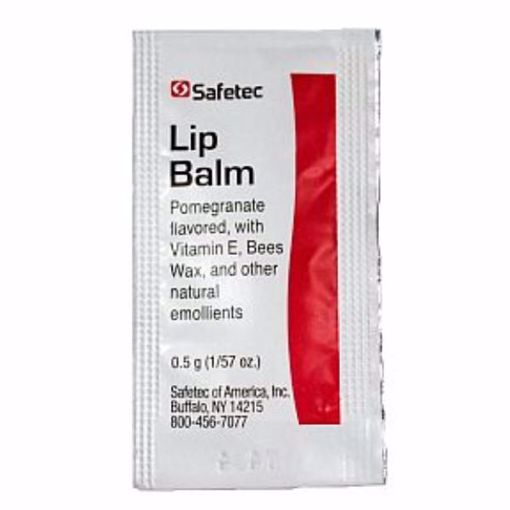 Picture of Safetec Lip Balm - 0.5 g. Pomegranate Flavored (432 Units)