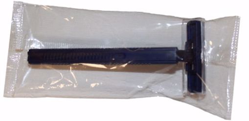 Picture of Twin Blade Razor Individually PolyBagged (144 Units)
