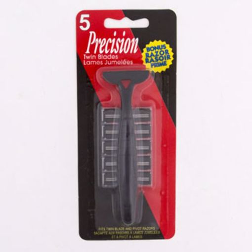 Picture of 5 Count Twin Blade Cartridges With Razor Handle (72 Units)