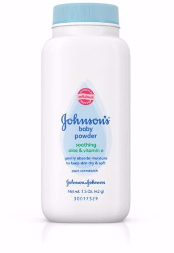 Picture of Johnson's Baby Powder - 1.5 oz, Aloe & Vitamin E (24 Units)