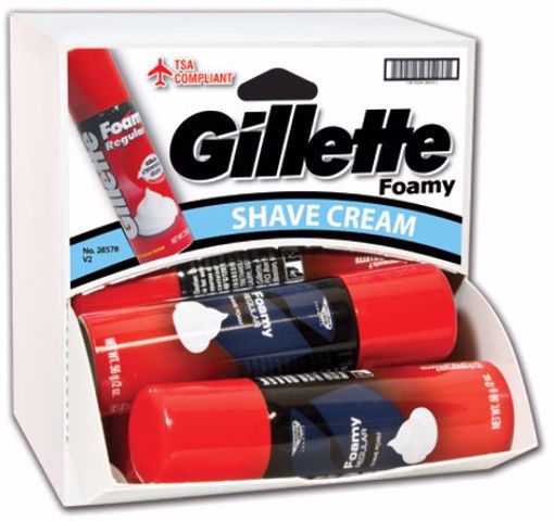 Picture of Gillette Shaving Cream Dispensit Case - 2 oz, 12 Count (144 Units)