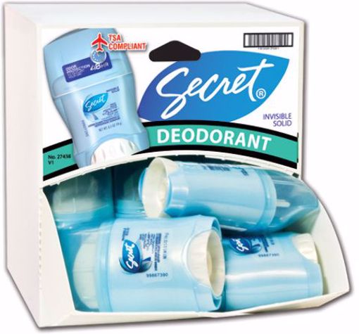 Picture of Secret Deodorant Dispensit Case - 0.5 oz, 12 Count, Solid (144 Units)