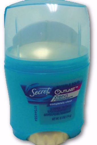Picture of Secret Outlast Deodorant - 0.5 oz, Completely Clean (24 Units)