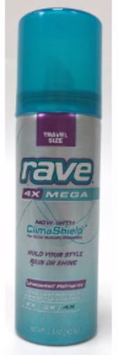 Picture of Rave Hairspray - 1.5 oz, 4x MEGA, ClimaShield (18 Units)