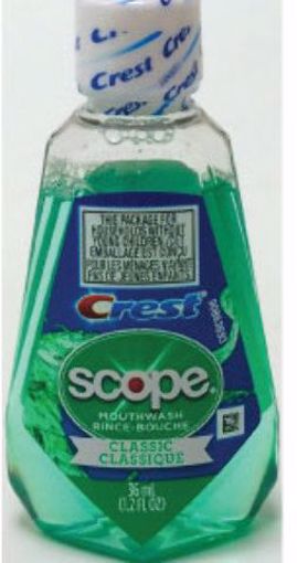 Picture of Crest Scope(R) Mouthwash - 1.2 oz, Classic (180 Units)