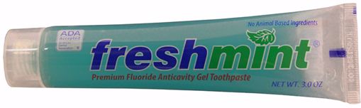 Picture of Freshmint Fluoride Clear Gel Toothpaste - 3 oz (72 Units)