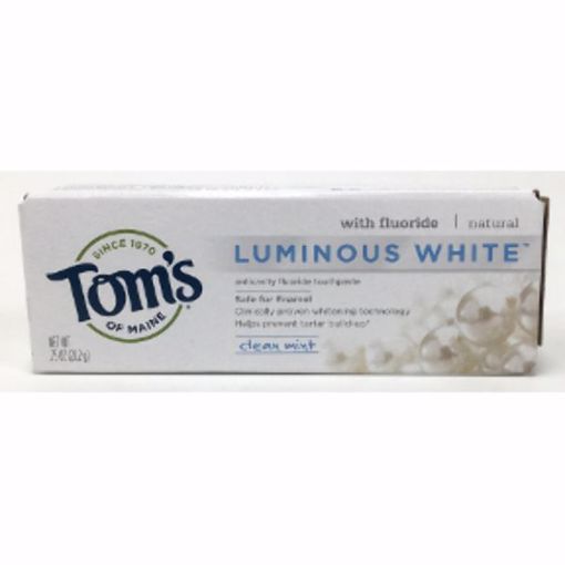 Picture of Tom's Luminous White Toothpaste - 0.75 oz, Clean Mint (24 Units)
