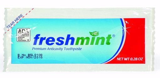 Picture of Freshmint Premium Anticavity Toothpaste Packet - 0.28 oz (250 Units)