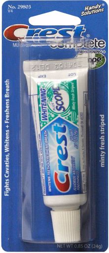 Picture of Crest Complete Whitening Toothpaste - 0.85 oz, Scope (72 Units)