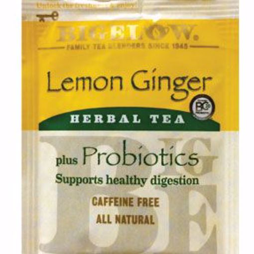 Picture of Bigelow Lemon Ginger Herb Plus Probiotics (77 Units)