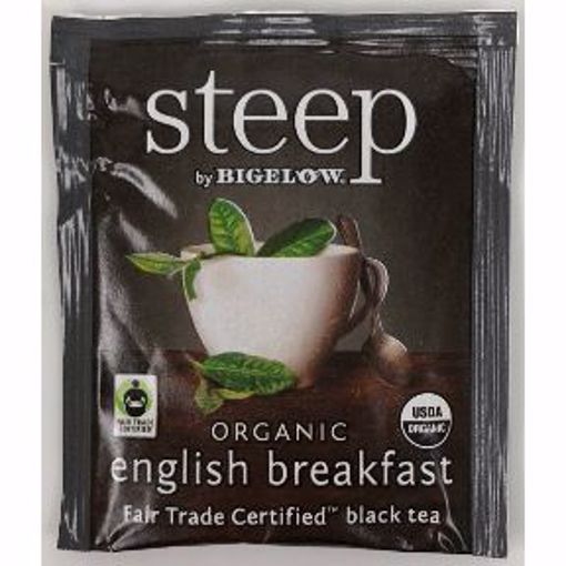 Picture of Steep by Bigelow Organic English Breakfast Fair Trade Certified Black Tea (63 Units)