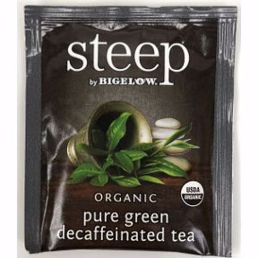 Picture of Steep by Bigelow Organic Pure Green Decaffeinated Tea (63 Units)