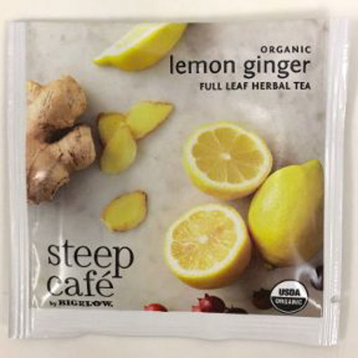 Picture of Steep Caf├⌐ by Bigelow Organic Lemon Ginger Herbal Tea (31 Units)
