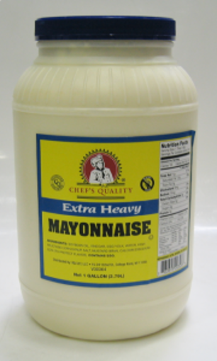 Picture of Chefs Quality Extra Heavy Mayonnaise 1 Gal, 4/Case