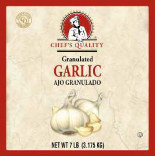 Picture of Chefs Quality Granulated Garlic - 7 lbs 4/case