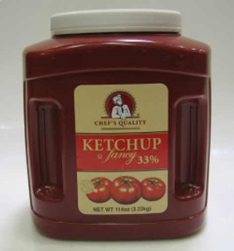 Picture of Chefs Quality - Tomato Ketchup Jug - #10 size 6/case