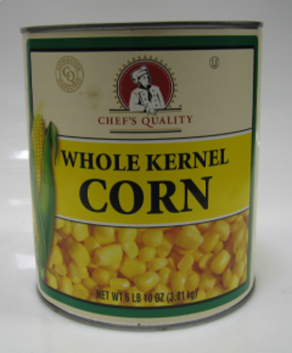 Picture of Chefs Quality - Whole Kernel Corn - #10 cans 6/case