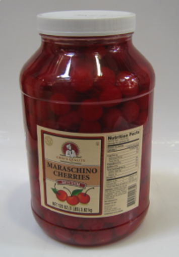 Picture of Chefs Quality - Maraschino Cherries with stems 1 gallon, 4/case