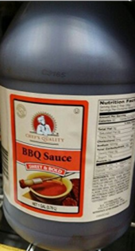 Picture of Chefs Quality - Sweet & Bold BBQ Sauce, 1 gallon 4/case