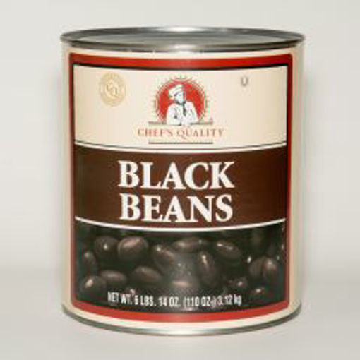 Picture of Chefs Quality - Black Beans - 6 lb Can 6/case