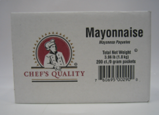 Picture of Chefs Quality - Mayonnaise Packets - 200 ct