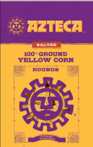Picture of Azteca - Round Tortilla Chips - 6 lbs