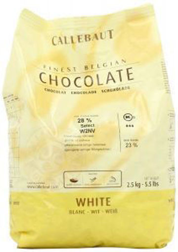 Picture of Callebaut - White Chocolate - 5.5 lbs 8/case