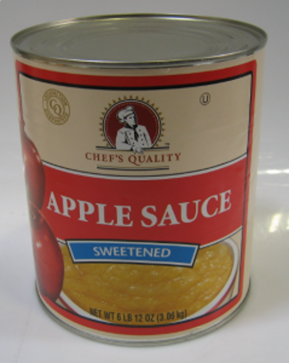 Picture of Chefs Quality - Sweet Applesauce - #10 cans 6/case