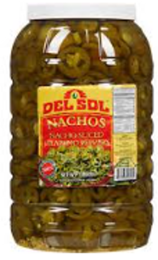 Picture of Del Sol - Nacho Sliced Jalapeno Peppers 1 gallon 4/case