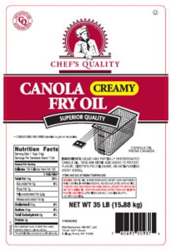 Picture of Chefs Quality - Canola Liquid Fry - 35 lbs